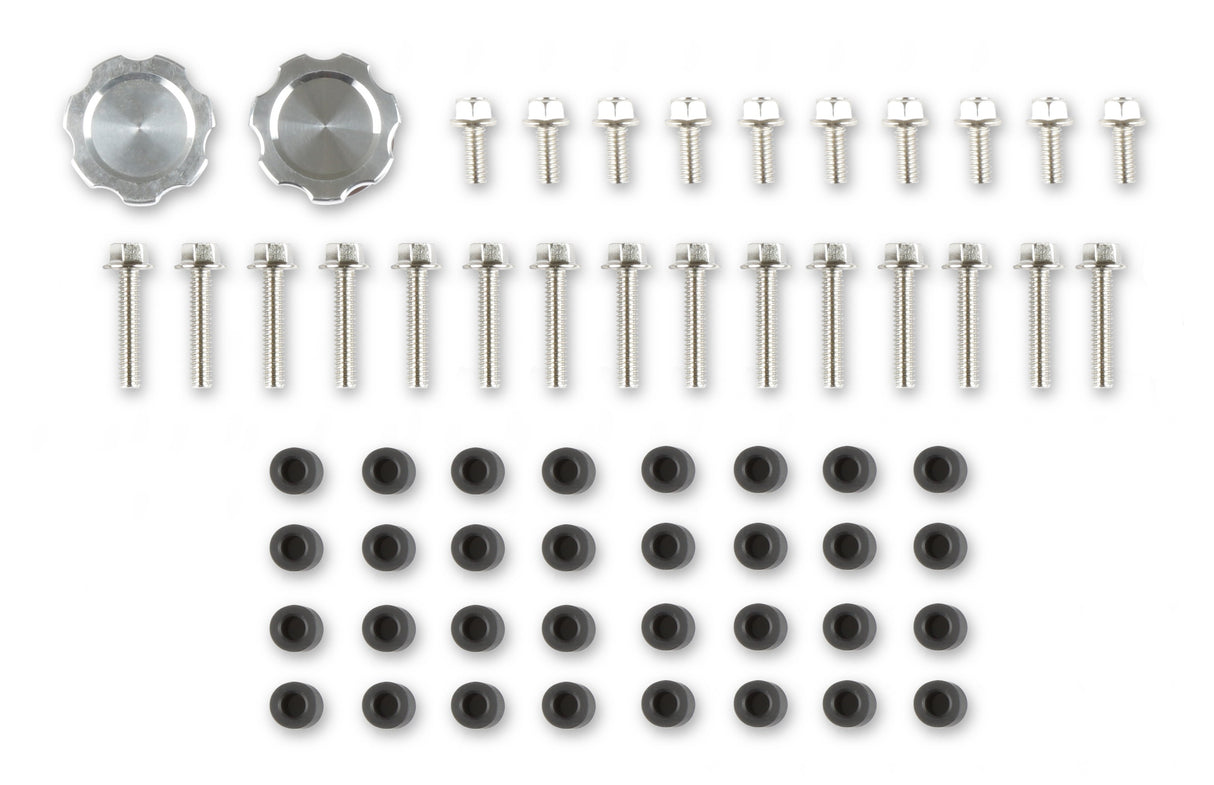 Holley 2-piece Ford Style LS Valve Covers 241-185 186 187