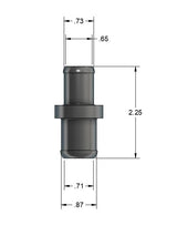 5/8 to 3/4 Barb Hose Joiner- Coupler Union - High Flow