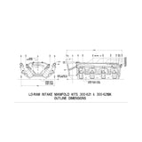 Holley ULTRA Lo-Ram Intake Manifold - Cast - LS1 Cathedral Port Single Injector 300-621