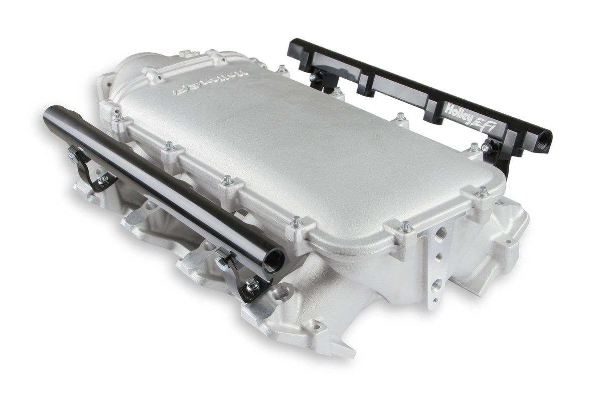 Holley ULTRA Lo-Ram Intake Manifold - Cast - LS1 Cathedral Port Single Injector 300-621