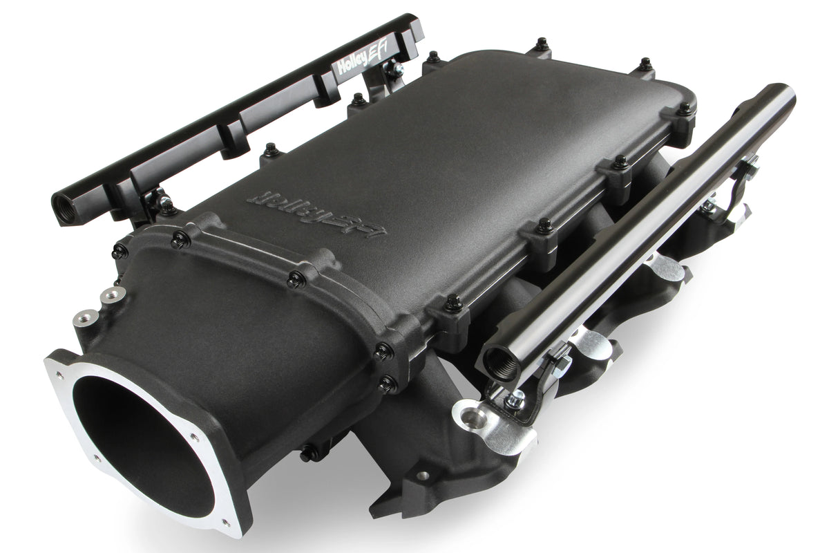 Holley ULTRA Lo-Ram Intake Manifold - Cast - LS1 Cathedral Port Single Injector 300-621