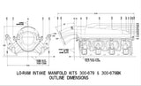 Holley Lo-Ram Intake Manifold - Cast - LS3 Single Injector