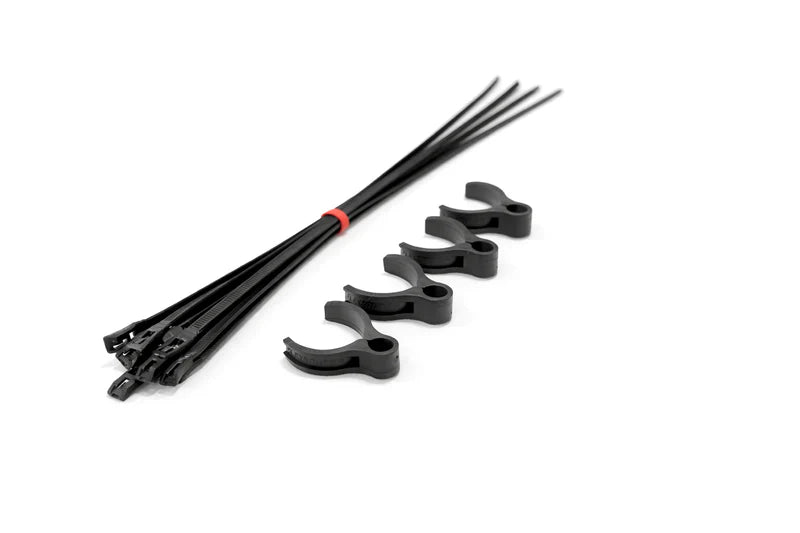 Flexroute TPV Rubber Line Clamps for Tubing Large 3/8"-1/2" (9.5mm-12.7mm) - 4 Pack