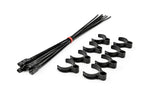 Flexroute TPV Rubber Line Clamps for Tubing Large 3/8"-1/2" (9.5mm-12.7mm) - 8 Pack