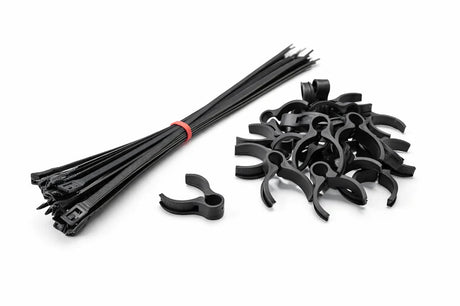 Flexroute TPV Rubber Line Clamps for Tubing Large 3/8"-1/2" (9.5mm-12.7mm) - 25 Pack