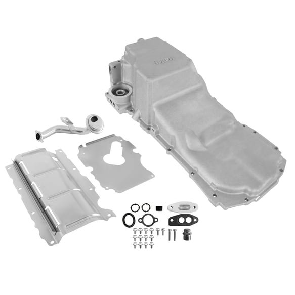 Holley 302-24 Gen V LT Swap Oil Pan 4WD Offroad - Aluminum 302-24BK