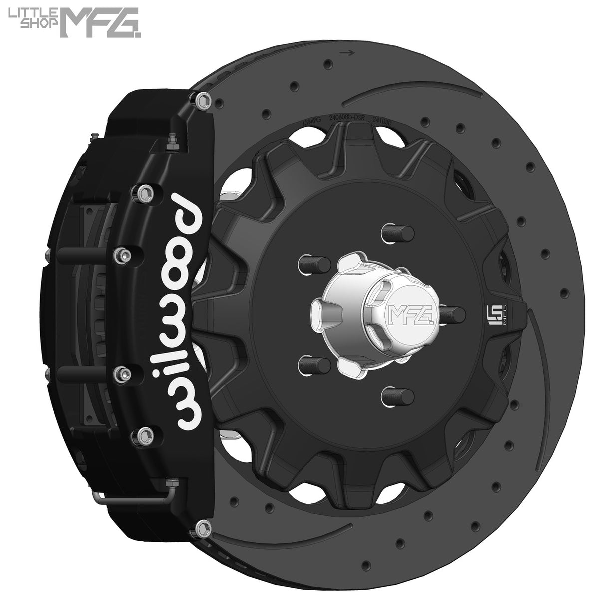 GM 1963-1987 C10 Front 16" 6-Piston Big Brake Kit (for Wilwood Aluminum ProSpindles) by LSMFG