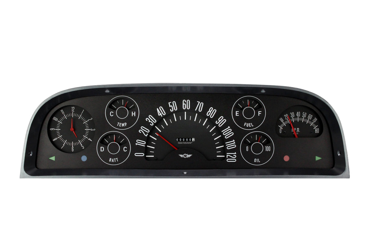 Classic Instruments Classic Truck Package Black | Classic Instruments