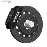 GM 1963-1987 C10 Front 14" F4 4-Piston Big Brake Kit (for OEM HD Spindle) by LSMFG