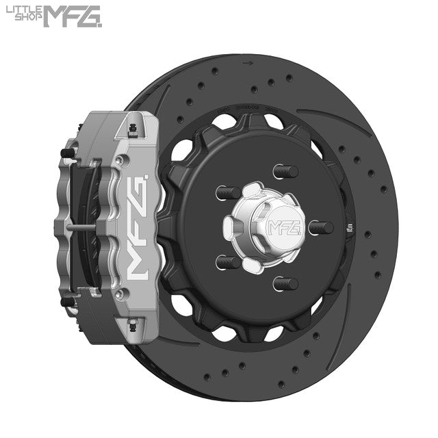 GM AFX Front 14" 6-Piston Big Brake Kit (for CPP AFX Modular Spindles) Camaro Chevelle Nova by LSMFG