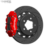 GM AFX Front 14" 6-Piston Big Brake Kit (for Wilwood AFX ProSpindles) Camaro Chevelle Nova by LSMFG