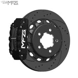 GM AFX Front 14" 6-Piston Big Brake Kit (for Wilwood AFX ProSpindles) Camaro Chevelle Nova by LSMFG