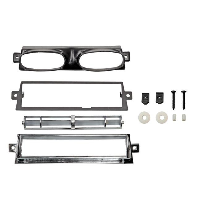 1967-68 Camaro/Firebird Center Louver Assembly with Dual Hose Adapter - 493068