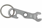 10mm Billet Aluminum Bottle Opener Wrench Keychain