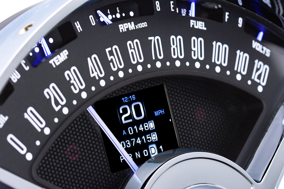 Dakota Digital RTX 1955 - 1956 Chevy Car Bel Air 210 RTX-55C-X Gauges