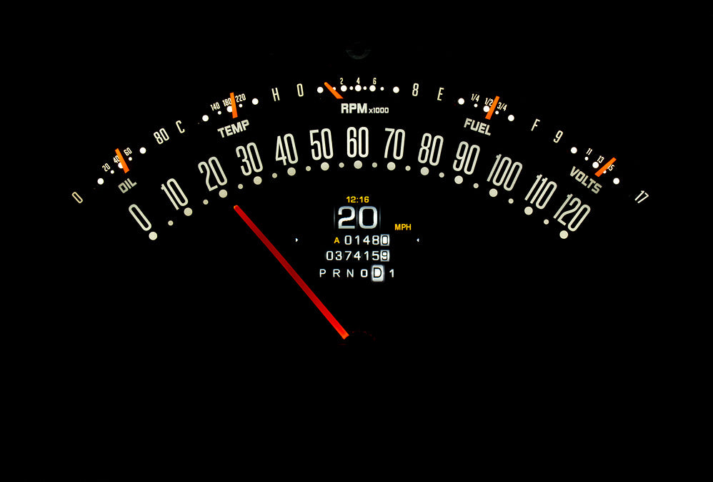 Dakota Digital RTX 1955 - 1956 Chevy Car Bel Air 210 RTX-55C-X Gauges