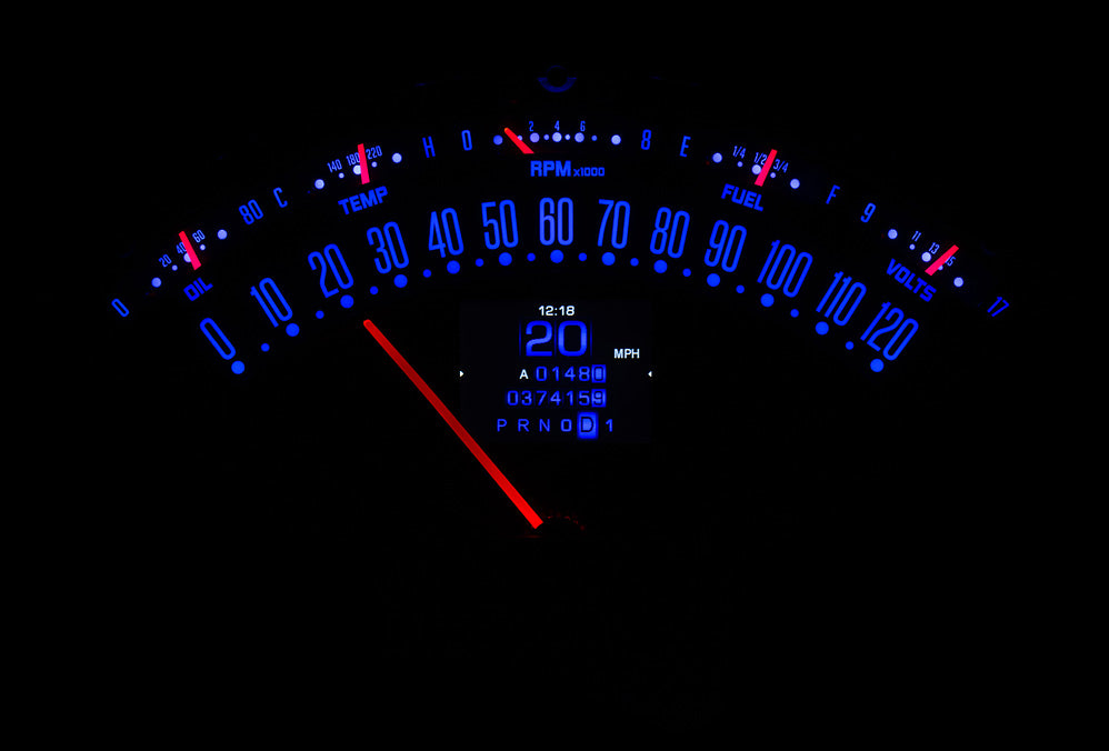 Dakota Digital RTX 1955 - 1956 Chevy Car Bel Air 210 RTX-55C-X Gauges