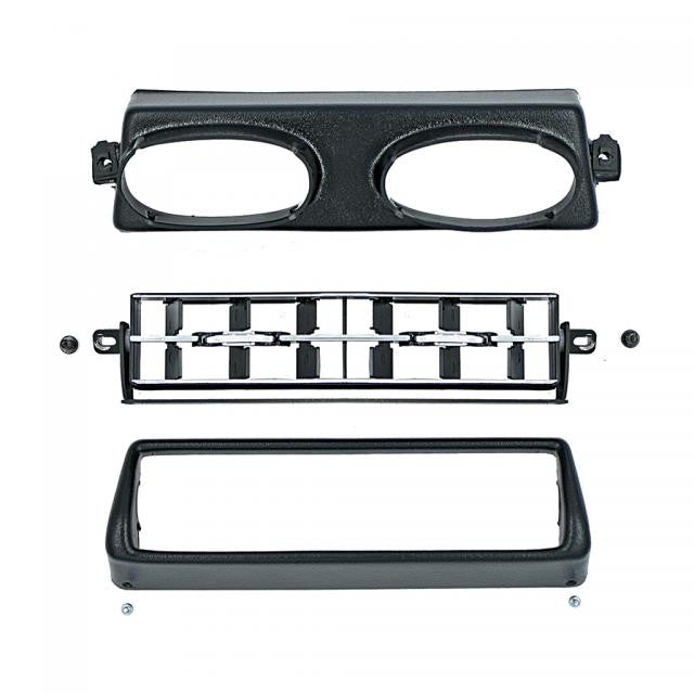 1967-68 Camaro/Firebird Black Center Louver Assembly - 622238