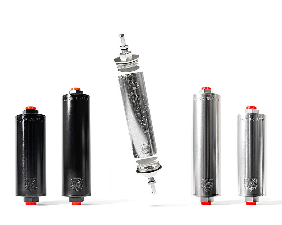 Charcoal Canister Vapor Trapper for Fuel Tank Vent - Universal - Hotrod Muscle Car