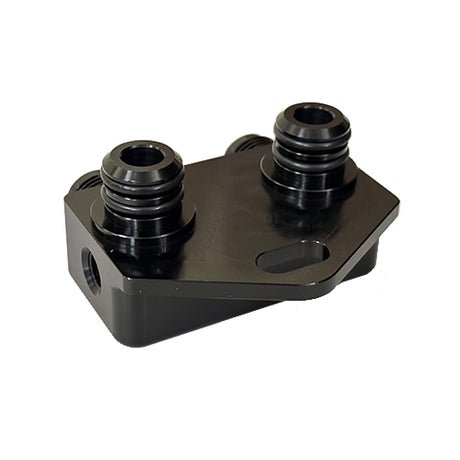 Ford 6R80 / 10R80 Transmission Cooler Manifold with 8AN fittings