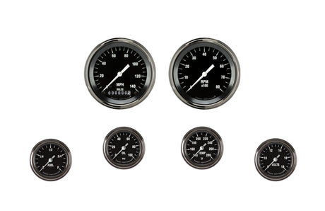 Classic Instruments Hot Rod Six Gauge Set 101 | Classic Instruments
