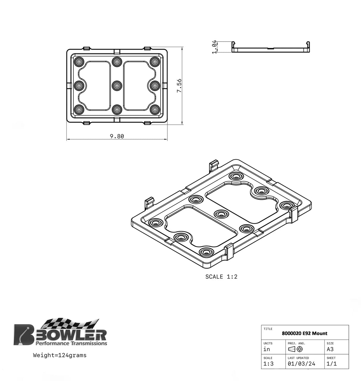 GM E92 ECM Mounting Bracket - Anti Grounding