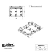 GM E92 ECM Mounting Bracket - Anti Grounding