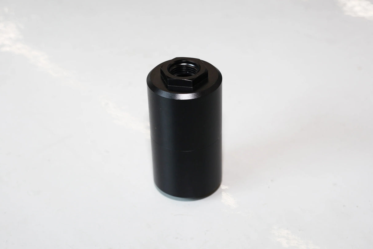 Billet Inline Fuel Filter by DSX - 12 Micron - AN - Post