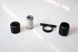 Billet Inline Fuel Filter by DSX - 12 Micron - AN - Post