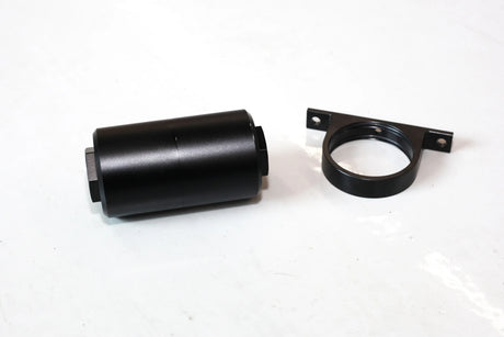 Billet Inline Fuel Filter by DSX - 12 micron - AN - Post