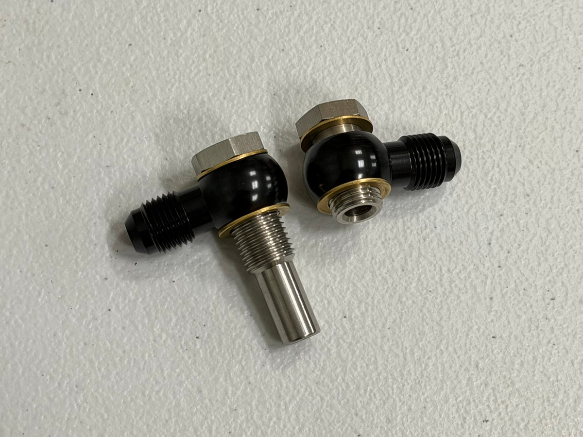 6AN Banjo Fittings for 4L80e Transmission - Cooler Adapter 4L85e
