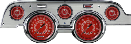 Classic Instruments V8 Red Steelie 1967-68 Mustang | Classic Instruments