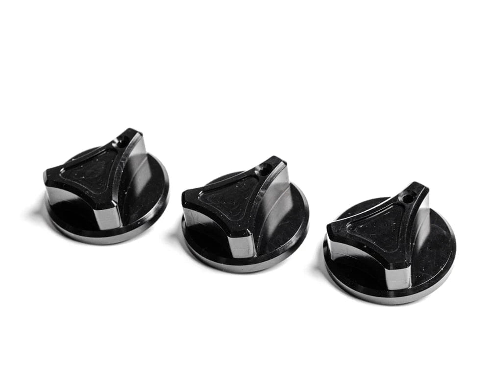 Chevy | GMC NBS 1999-2002 Billet Climate Control Knobs, w/ 3 Knob Climate Control
