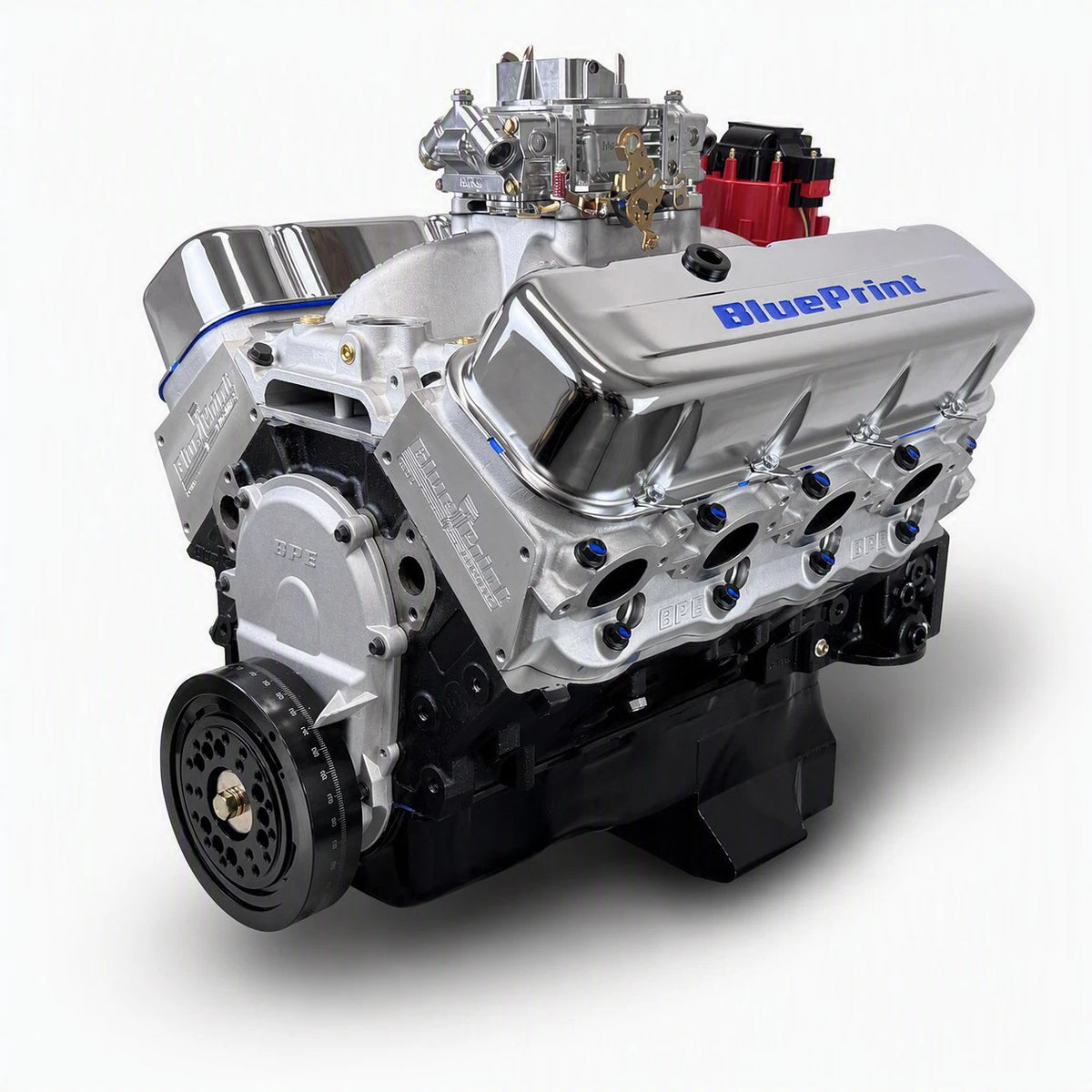BBC 496ci 451hp High Torque Carbureted Crate Engine by BluePrint Engines - Big Block BP49613CTC