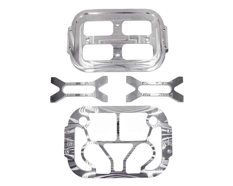 Billet Optima Battery Mount, Grid Top