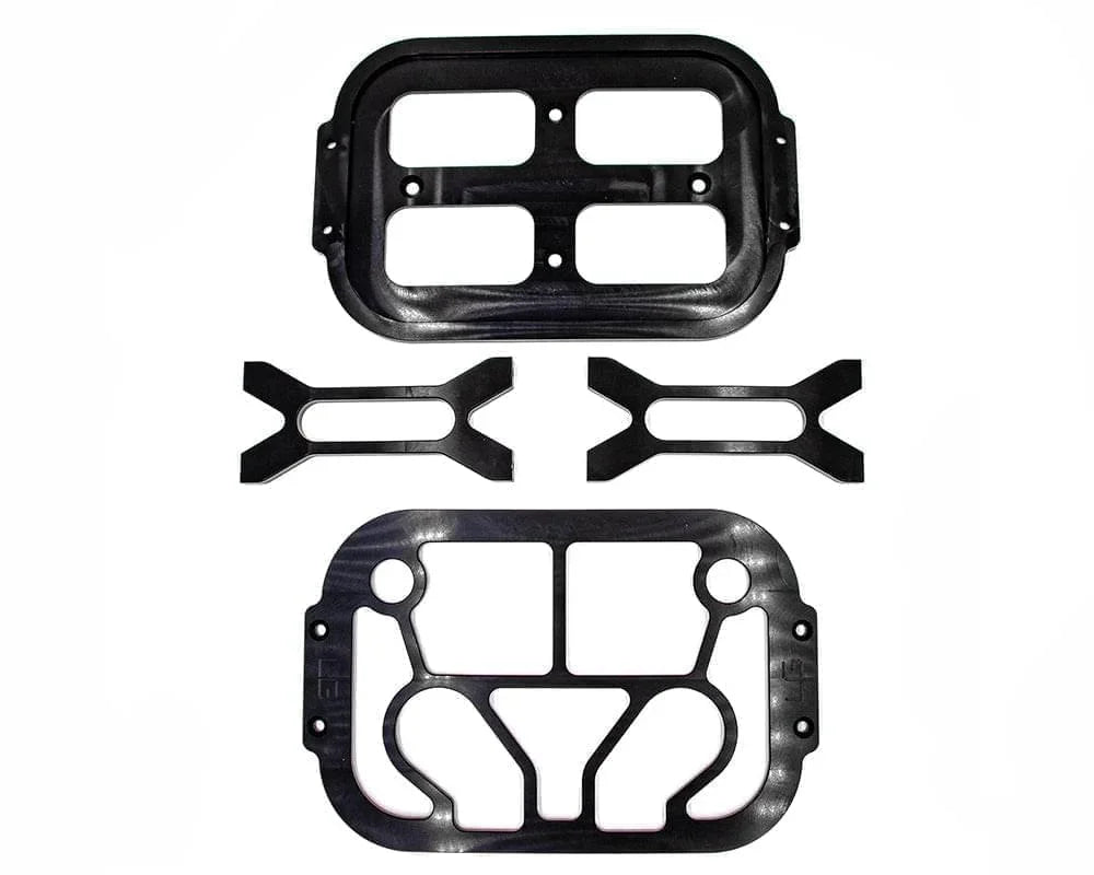 Billet Optima Battery Mount, Grid Top