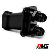 ZL1 LSA Intercooler Manifold Fitting - 12AN Ports - Black