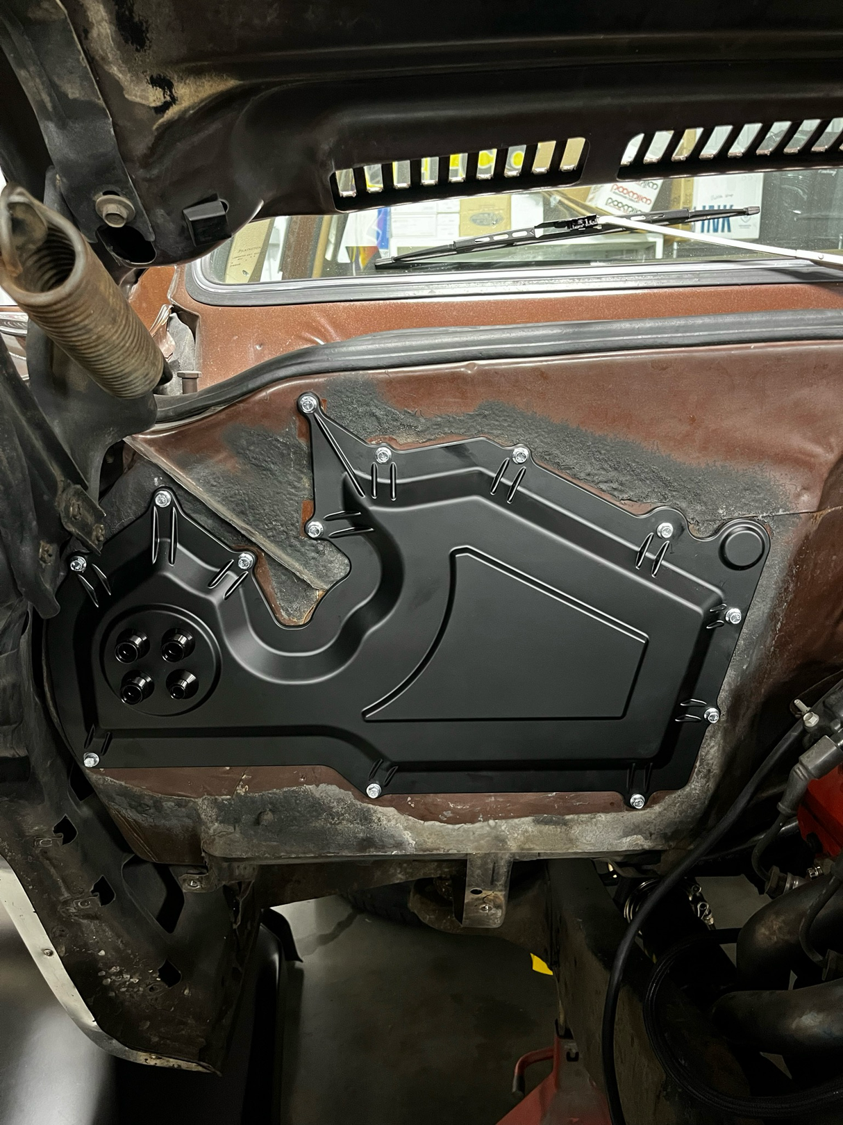 Billet Firewall Cover Panel for 1973-1987 Square Body Chevy Pickup - Aluminum