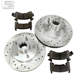 GM 71-87 C10 Front Brake Upgrade for OEM Spindle, by LSMFG