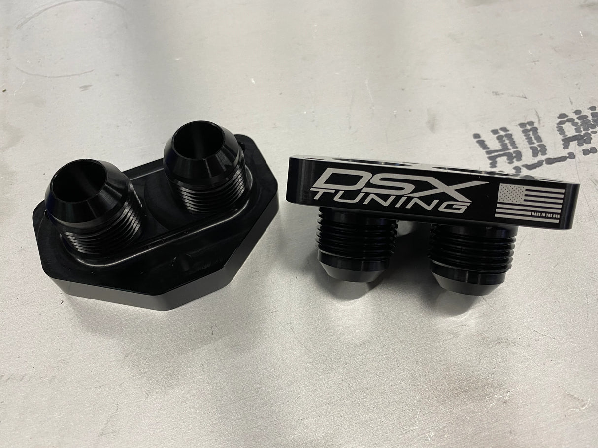 Magnuson 2650 LS Intercooler Manifold Fitting Block - 12AN Ports