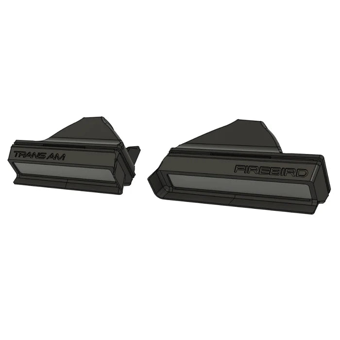 1982-1990 Firebird/Trans Am CLEAR Front Turn Signals (Turn Signal Housings Only)
