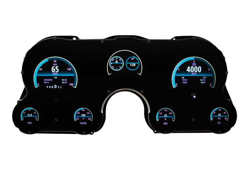 Dakota Digital Grafix Gauges for 67-72 Chevy C10 Pickup - Truck GRFX-6 ...