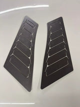 1970-1981 Camaro Hood Vent Louvers - Teardrop Scoop Style 2nd Gen