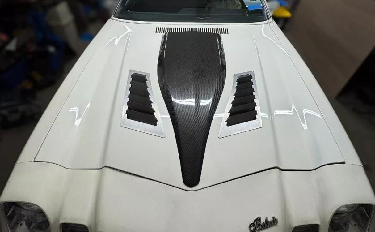1970-1981 Camaro Hood Vent Louvers - Teardrop Scoop Style 2nd Gen