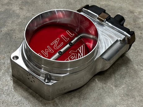 GARAGE SALE - Katech 112mm LS DBW Throttle Body Clear Anodized billet