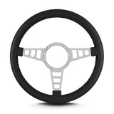 Mark 4 Track GT Steering Wheel - 14" Leather Wrapped by Lecarra