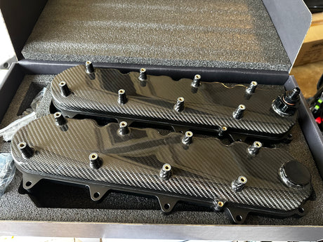 Carbon Fiber Gen V LT Valve Covers - GM - LT1 LT4 L83 L86 L8T