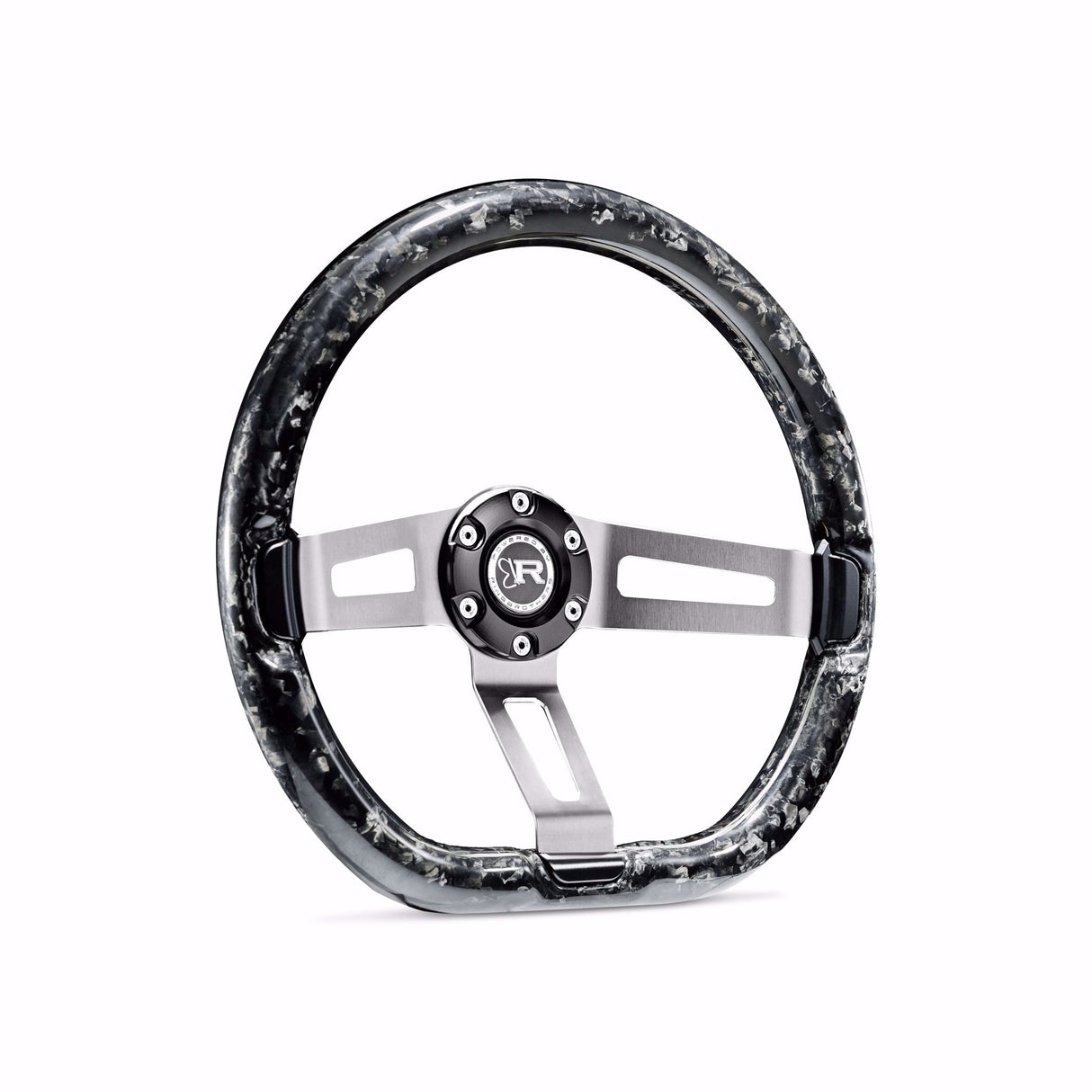 Carbon Fiber Steering Wheel Invadr - 6-Bolt by Ring Brothers