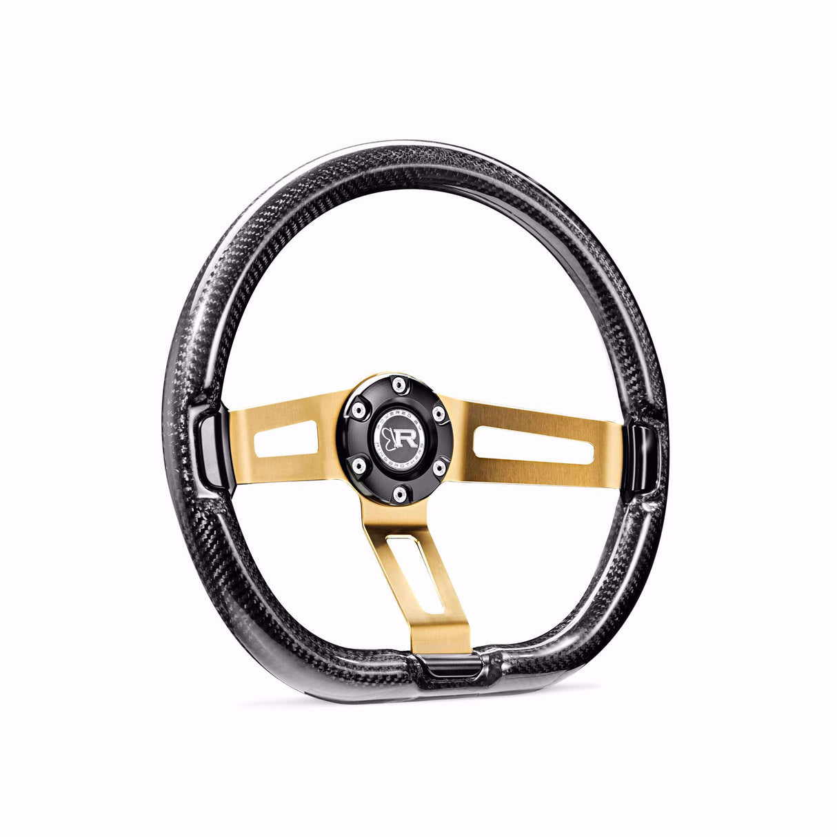 Carbon Fiber Steering Wheel Invadr - 6-Bolt by Ring Brothers
