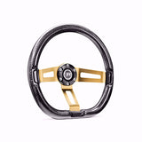 Carbon Fiber Steering Wheel Invadr - 6-Bolt by Ring Brothers